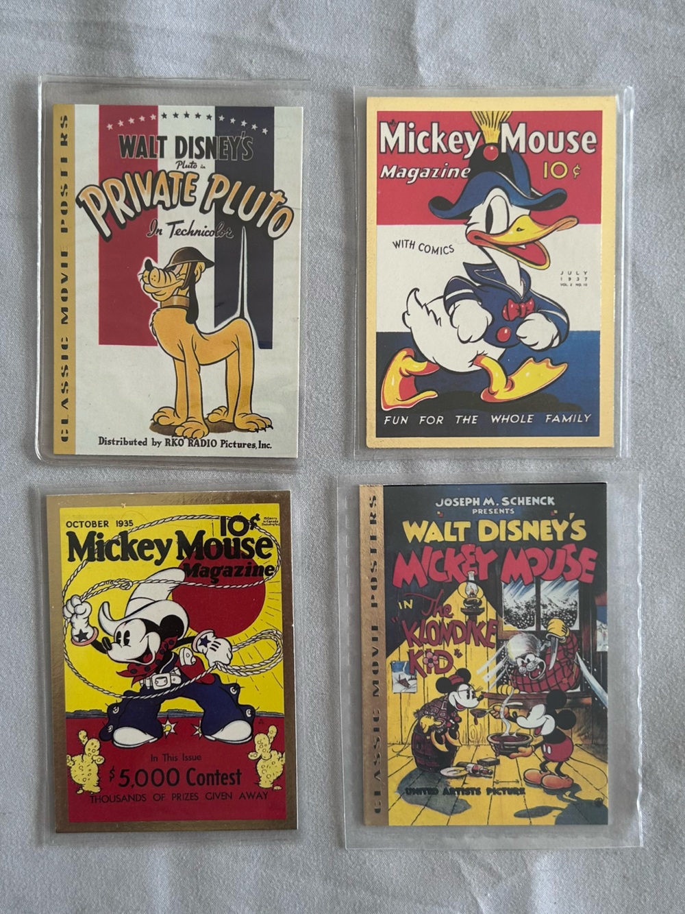 Vintage Disney Trading Cards